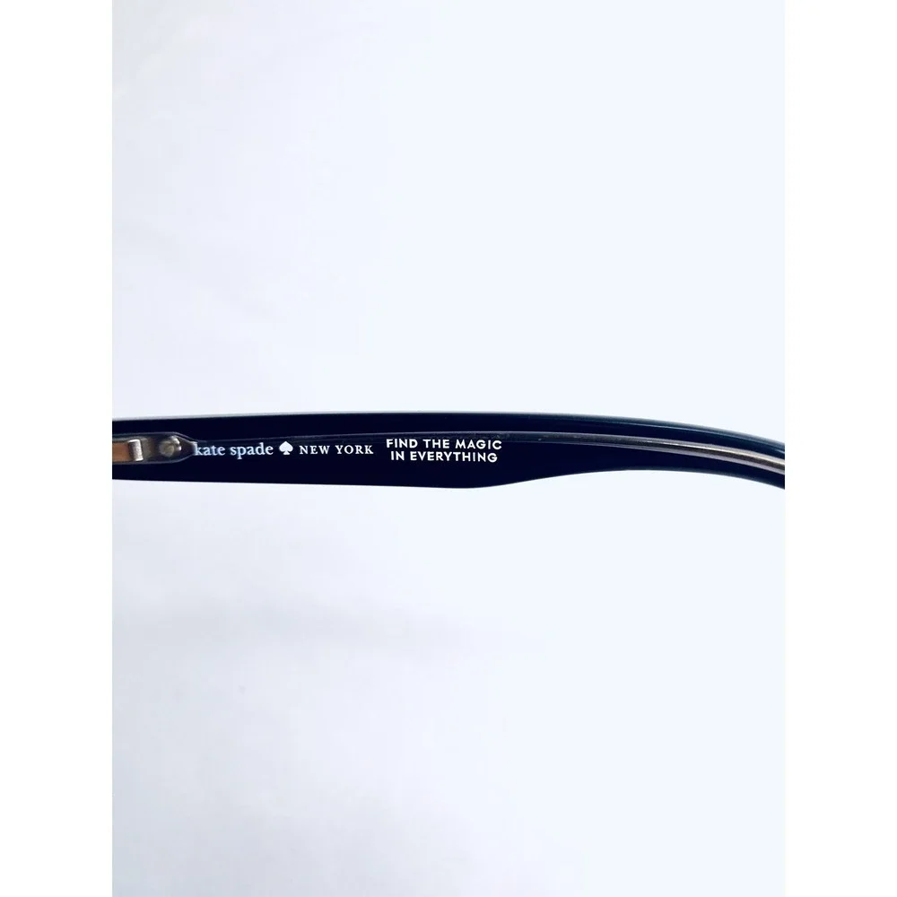 New Kate Spade Black Gray Clear Cat Eye Eyeglasses Carolanne 08A 51 17 140